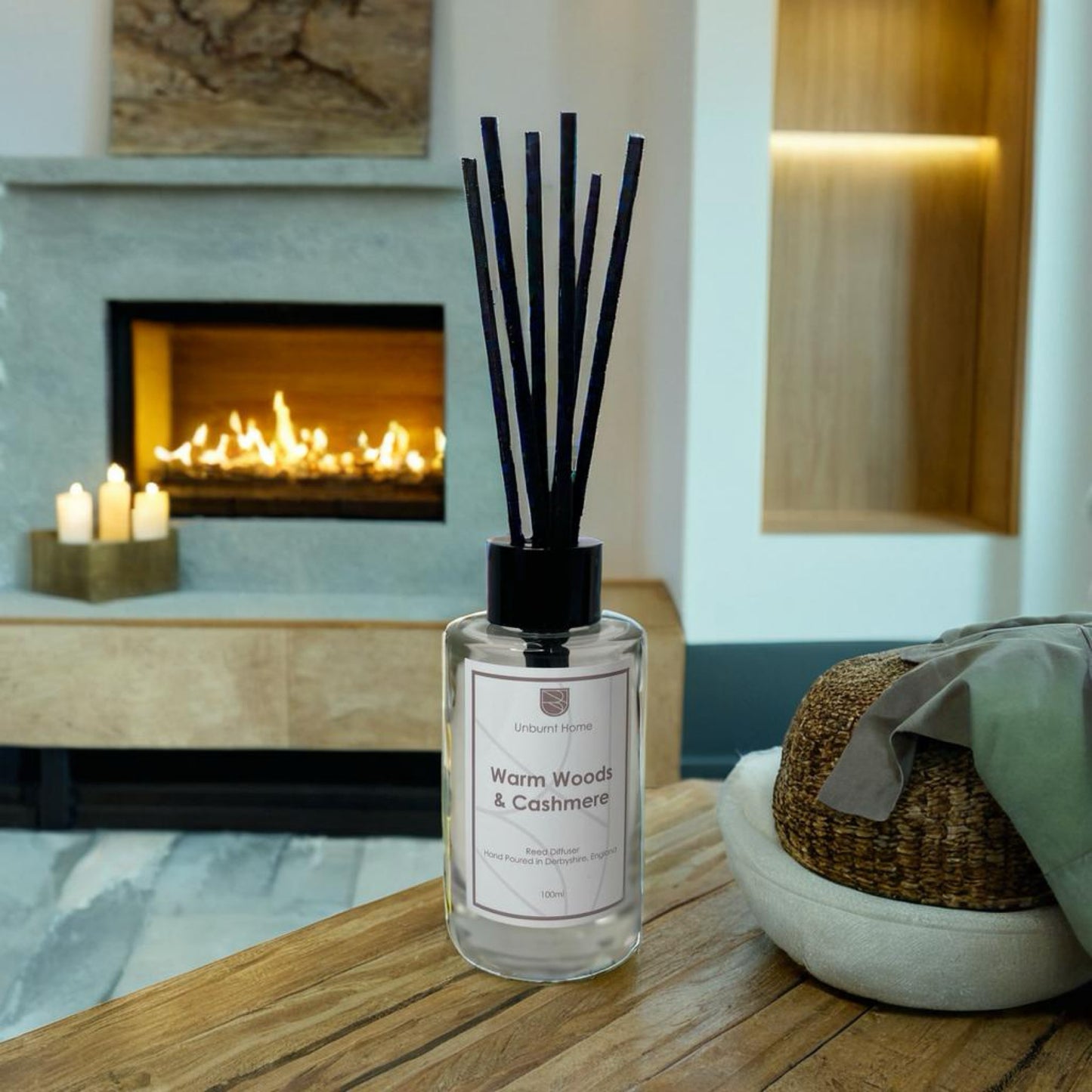 Warm Woods & Cashmere Reed Diffuser - 100ml