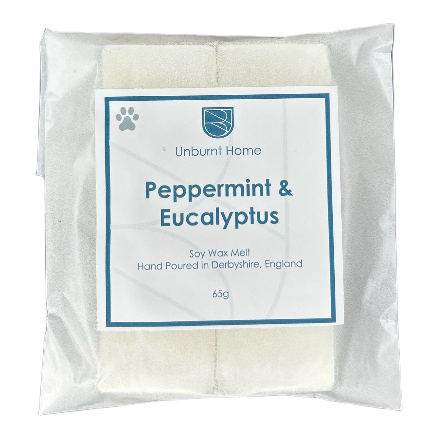 Eucalyptus Wax Melts on white background