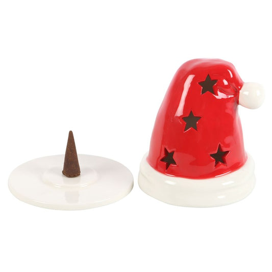 Santa Hat Tea Light or Incense Cone Holder