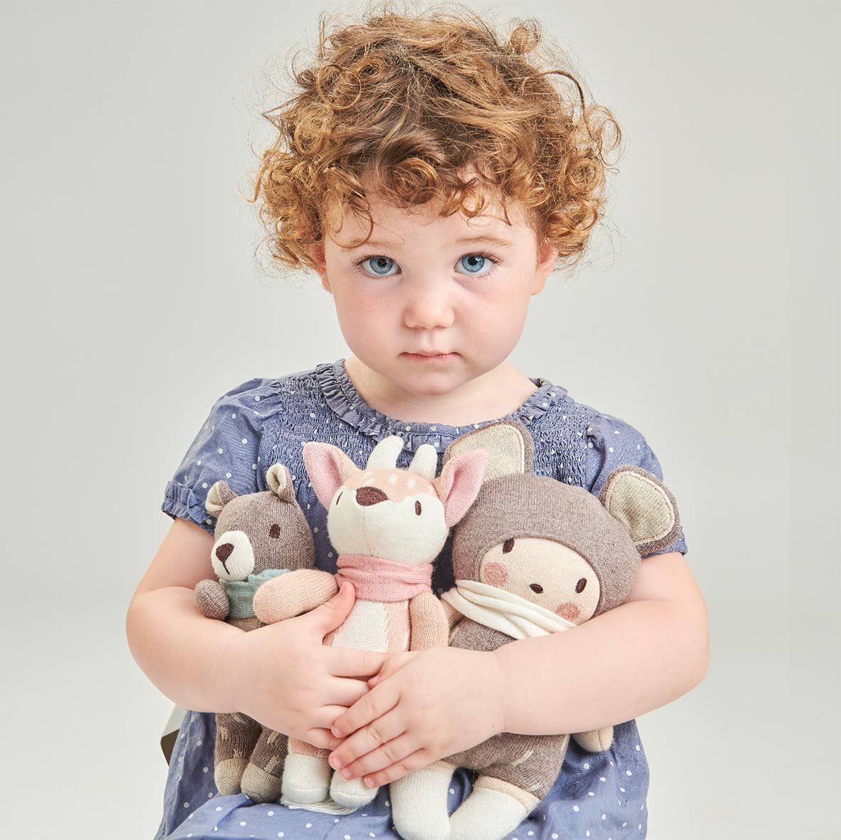 ThreadBear Fred Bear - Knitted Soft Toy 18cm