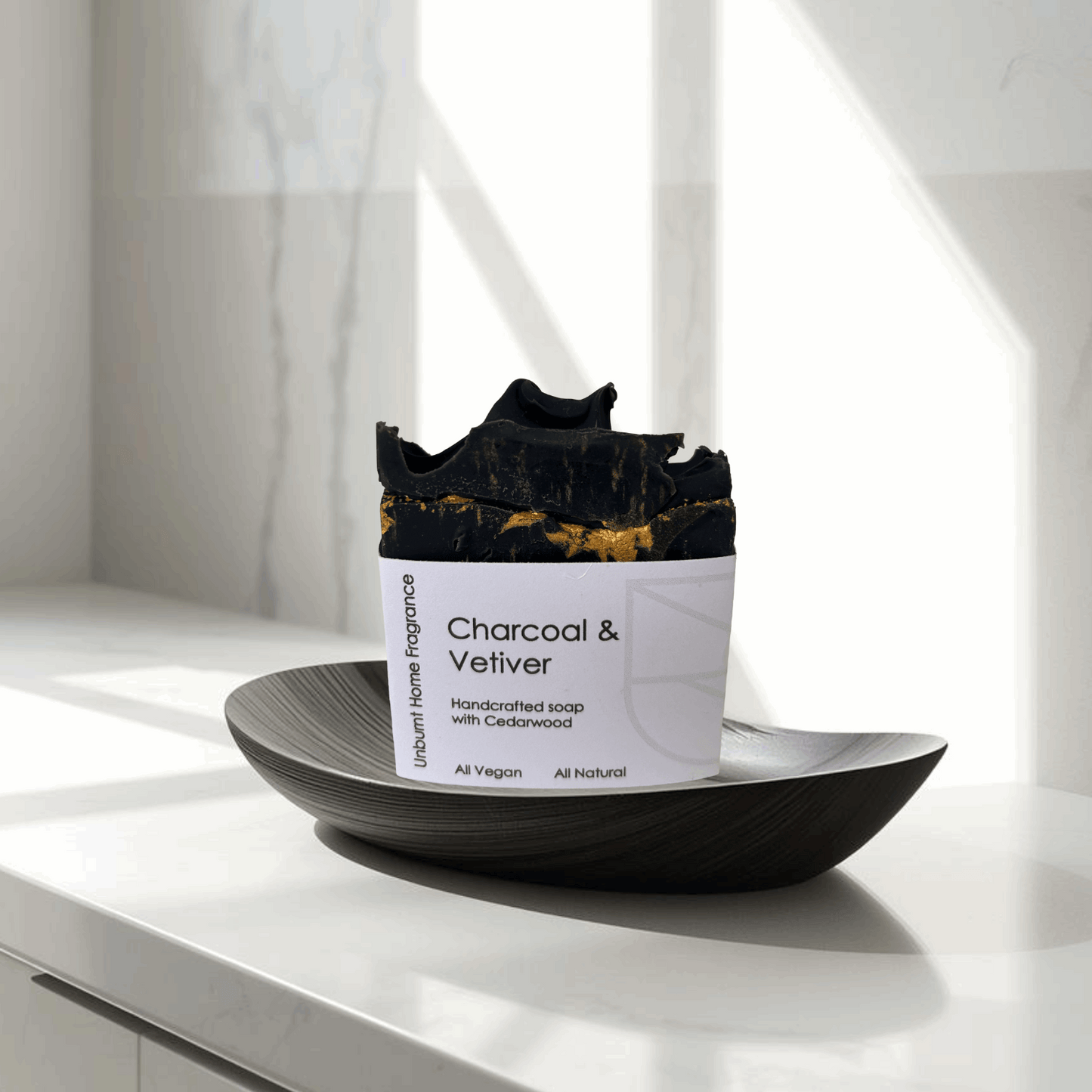 Charcoal Vetiver and Cedar Wood Soap
