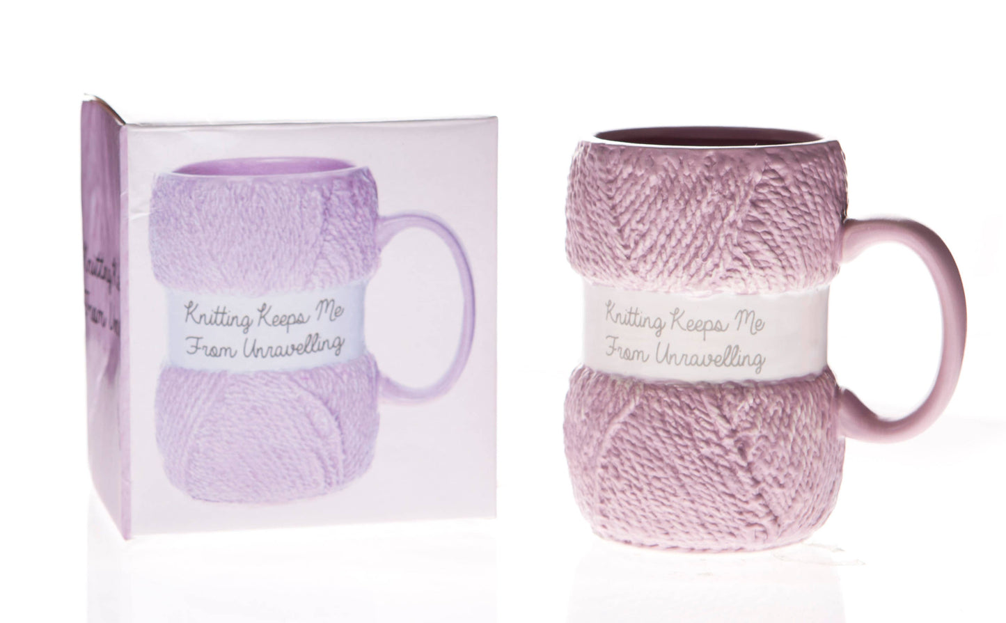 Keeps Me From Unravelling Knitting Mug - Knitting Gifts