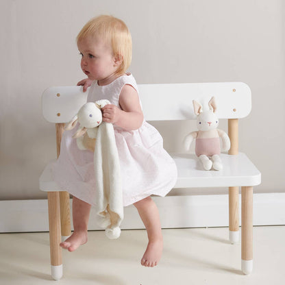 Baby Threads Cream Bunny - Organic Rattle 22cm