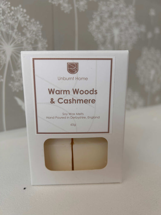 Warm Woods and Cashmere Wax Melts - Pack of 6