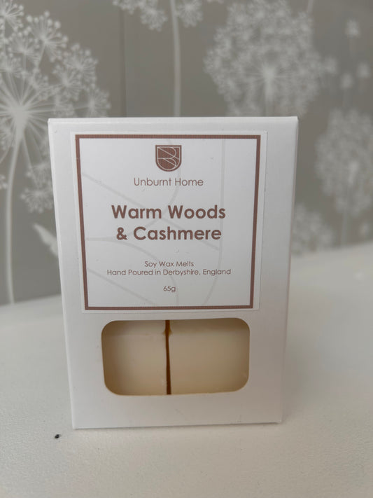 Warm Woods and Cashmere Wax Melts - Pack of 6