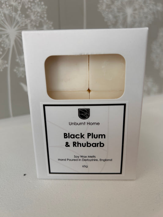 Black Plum & Rhubarb Wax Melts - Pack of 6