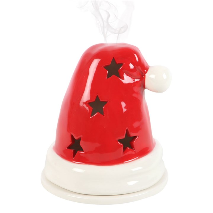 Santa Hat Tea Light or Incense Cone Holder