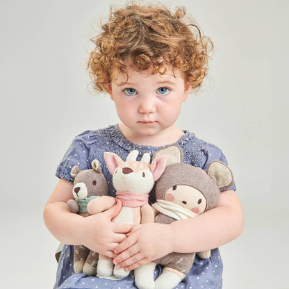 ThreadBear Fred Bear - Knitted Soft Toy 18cm