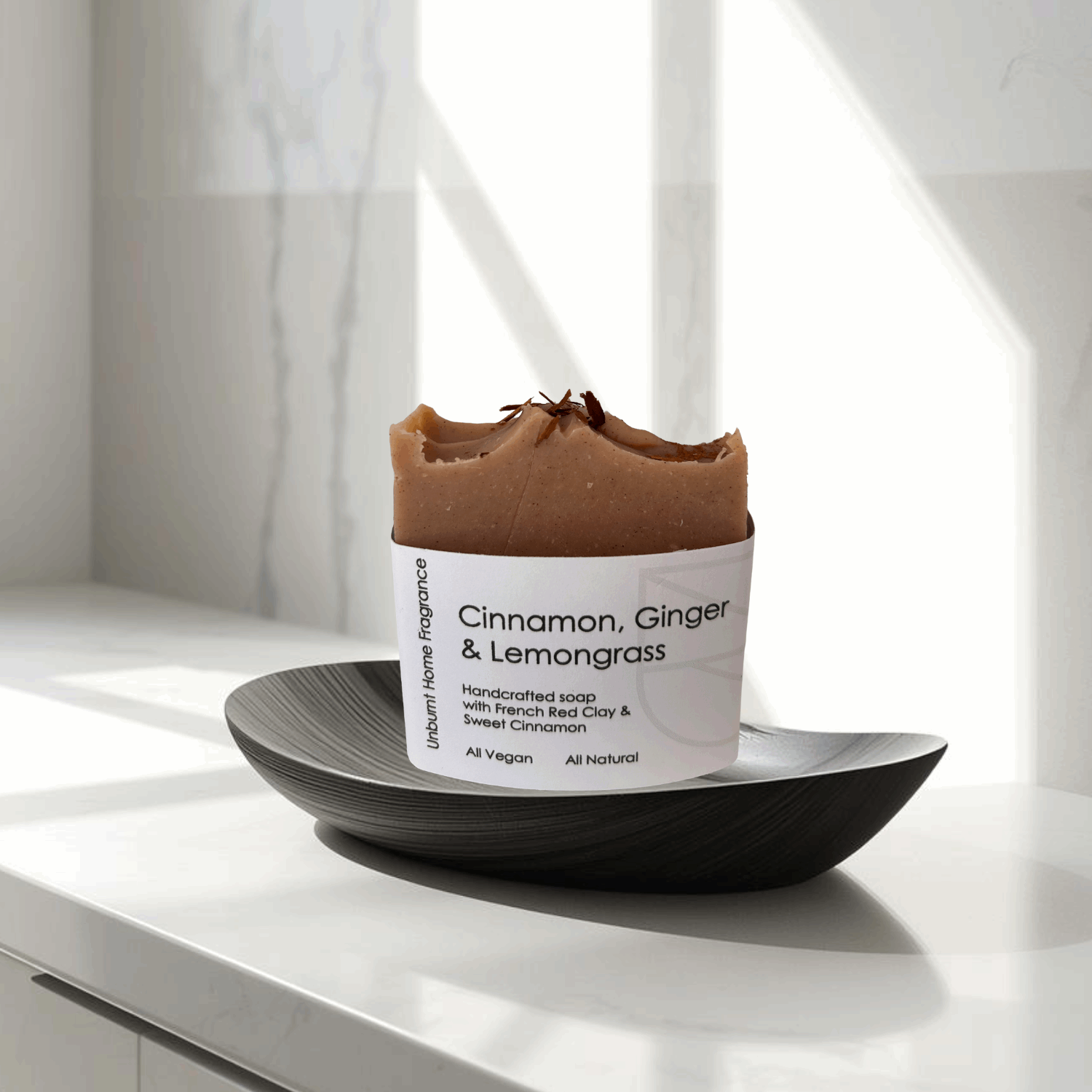 Cinnamon ginger and lemongrass soap