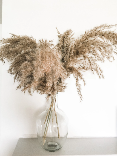 Glass Bottle Vase | Recycled Glass | Height 25cm